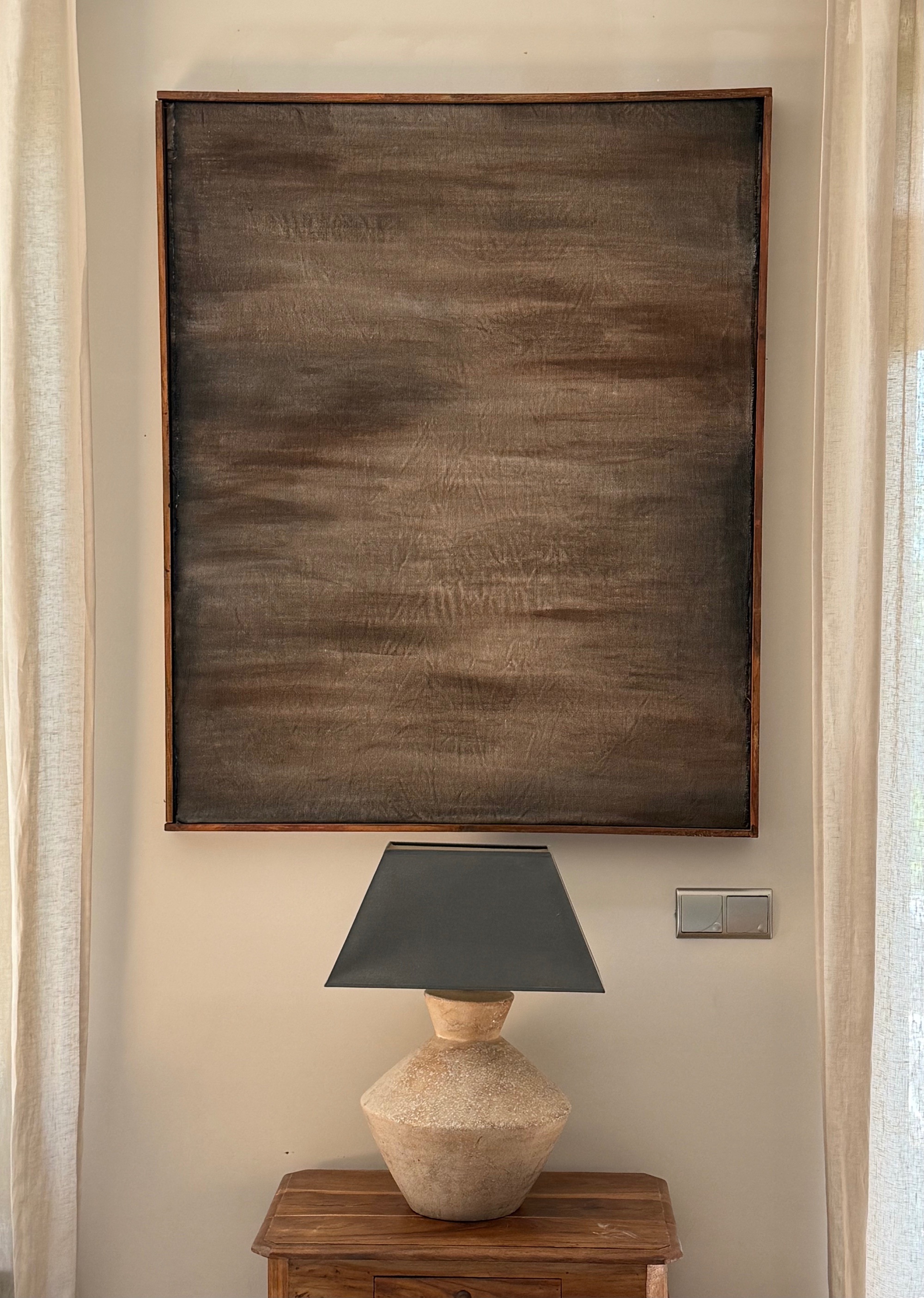 Monika Zielińska, Brown, 2024, 100 × 120 cm