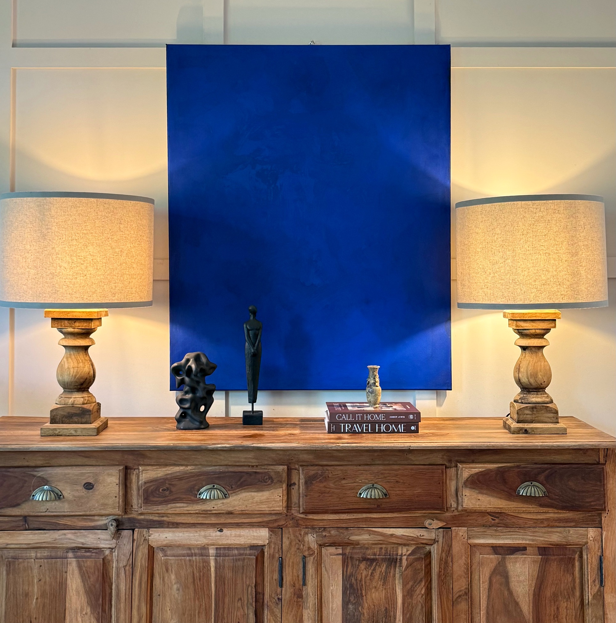 Monika Zielińska, Blue, 2026, 100 × 110 cm